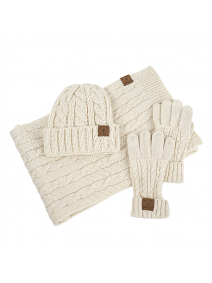 Set Beanie-Scarf-Gloves...