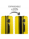 Lot de 2/3 valises (Cabine, Moyenne et Grande) Simoa rigida d'une capacité de 99 L