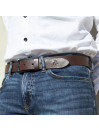 Ceinture en cuir véritable 35Mm pour hommes Lois Ceintures en cuir
