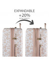 Dkny-626 Signature Hardside rigid 61 L capacity medium suitcases