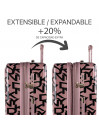 Set de 2/3 valises (Cabin, Medium et Large) Dkny-626D Deco Signature rigide avec capacité de L