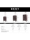 Set de 2/3 valises (Cabin, Medium et Large) Dkny-626D Deco Signature rigide avec capacité de L