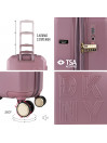Dkny-2004 Remix rigid medium suitcase with a capacity of 66 L