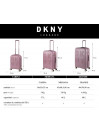 Mala média rígida Dkny-2004 Remix com uma capacidade de 66 L