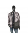 Borsa a tracolla in pelle Porta tablet da donna/uomo Lois Steens in pelle