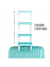 Crawley medium size rigid/soft suitcases with L capacity