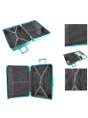 Set de 2/3 valises (Cabin, Medium et Large) Crawley rigide/souple avec capacité de L