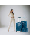Danubio medium sized hard/soft suitcases with 62 L capacity