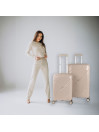 Set of 2/3 suitcases (Cabin, Medium and Large) Danubio rigid/soft with a capacity of 94 L.