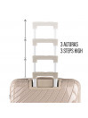 Set of 2/3 suitcases (Cabin, Medium and Large) Danubio rigid/soft with a capacity of 94 L.