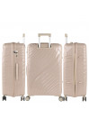 Set di 2/3 valigie (Cabin, Medium e Large) Danubio rigide/morbide con capacità di 94 L.