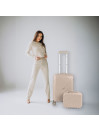 Danubio cabin suitcases rigid/soft with 38 L capacity