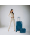 Danubio medium sized hard/soft suitcases with 62 L capacity