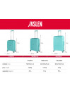 Set di 2/3 valigie (Cabin, Medium e Large) Crawley rigide/morbide con capacità di L