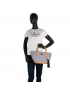 T-shirt Lois Maui com estampado de lona para homem e senhora