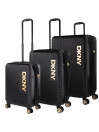 Set de 2/3 valises (Cabin, Medium et Large) Dkny-3105 Metro rigide avec capacité de L