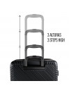 Set of 2/3 suitcases (Cabin, Medium and Large) Dkny-3105 Metro rigid with capacity of L