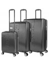 Set de 2/3 valises (Cabin, Medium et Large) Dkny-3108 Inline rigide avec capacité de L
