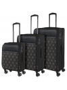 Lot de 2/3 valises (cabine, moyenne et grande) Dkny-1097 Street Cred rigide/souple avec une capacité de L