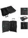 Medium rigid/soft suitcases with a capacity of L