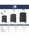 Set di valigie Itaca Hagen 50/60/70Cm