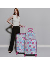 Set valigie 50/60Cm e borsa da toilette Itaca Aras