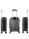Set di 2/3 valigie (Cabina, Media e Grande) Sevron rigida con capacità di L