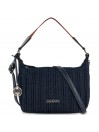 Women s shoulder bag with shoulder strap Lois Asgard in Denim-Faux Leather