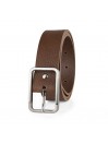 Ceinture en cuir véritable. Boucle à goupille unique. Confortable flexible et durable. Coffret cadeau. Pour s'habiller avec s