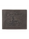 Billetero De Piel De Hombre Jaslen Wheels En Piel
