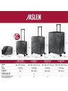 Set de 2/3 valises (Cabin, Medium et Large) Padua rigide d une capacité de 99 L