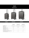 Skpat Lisboa Rigid cabin case in extendable ABS with integrated 39L TSA capacity