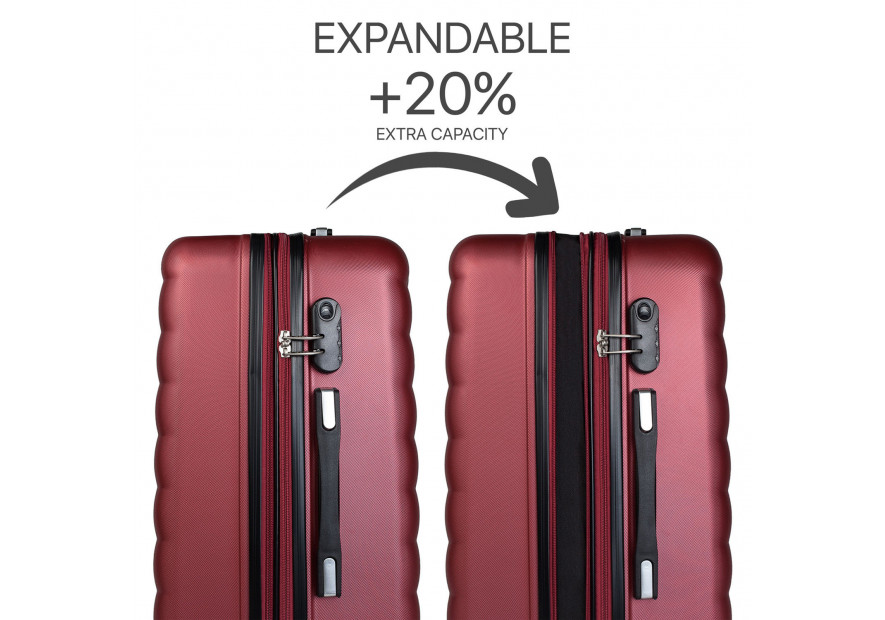 Maletas extensibles de cabina en Jaslenshops: ¡Amplía tu espacio de forma práctica y segura!